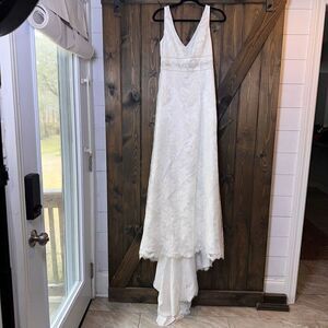 Forever Yours International Beaded Lace Wedding Gown